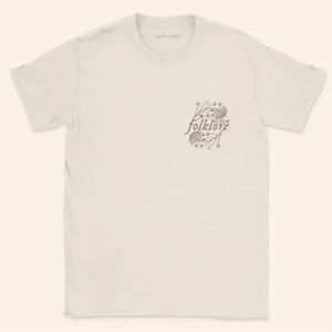Taylor Swift - the “like a bottle of wine” beige folklore t-shirt M